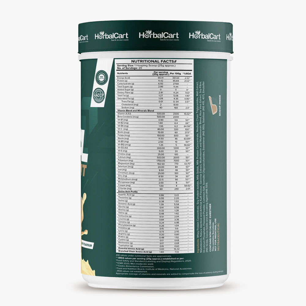 Meal Replacement, Kulfi Flavor (500g) - Herbalcart