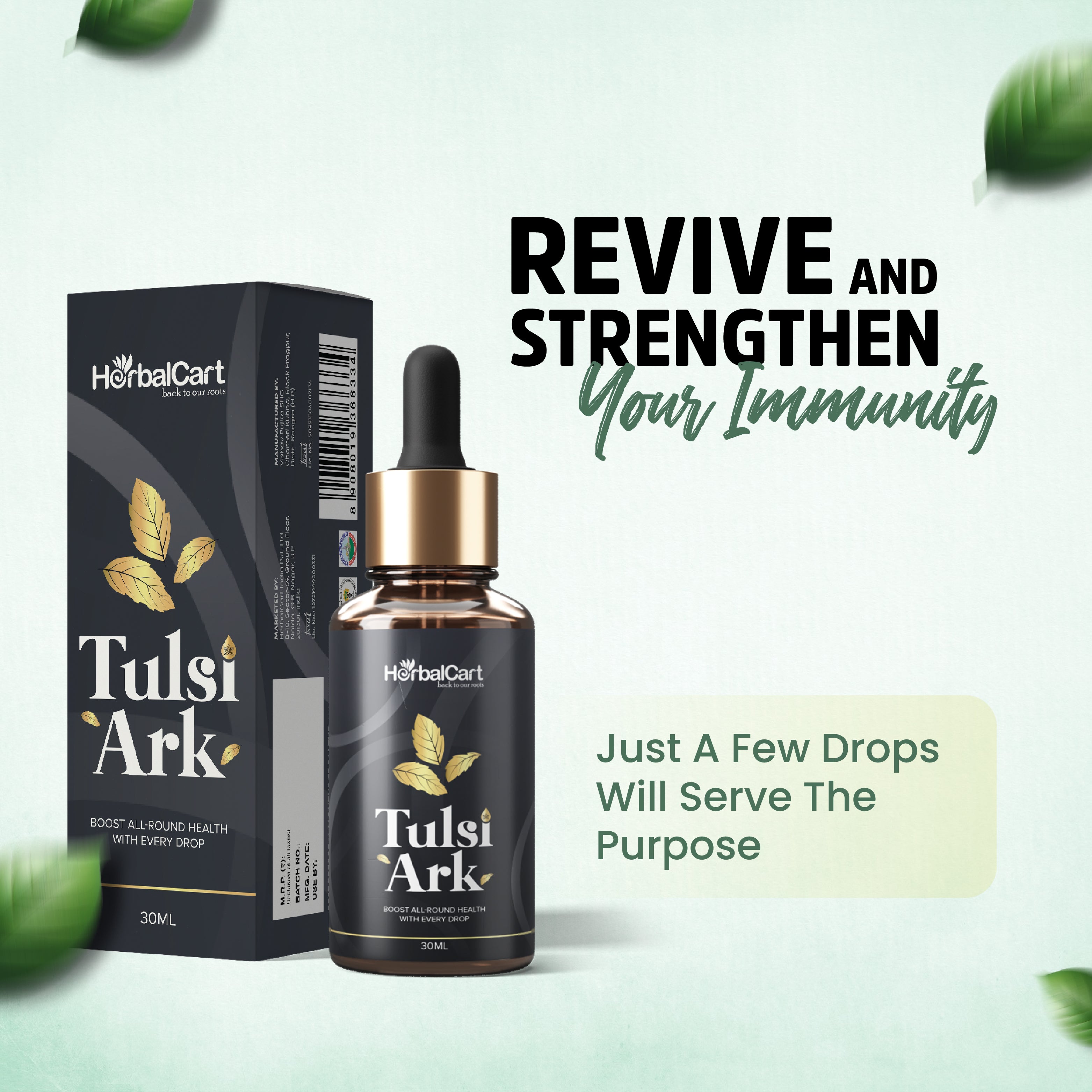 Tulsi Ark – Holy Basil Leaf Extract (30ML)