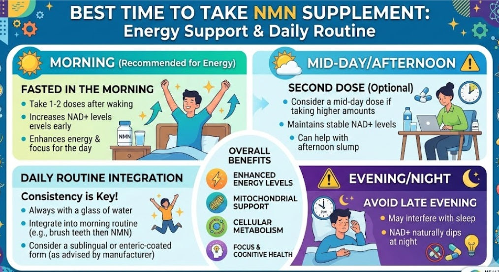 Best Time To Take NMN Supplement for Energy Support and Daily Routine