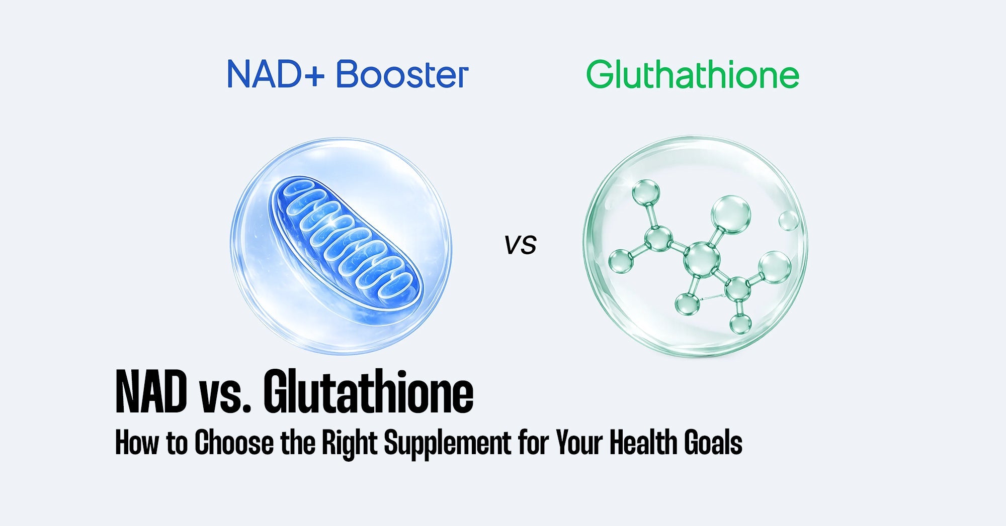 is nad better than glutathione NAD+ vs IV Therapy NAD with Glutathione: Powerful Duo