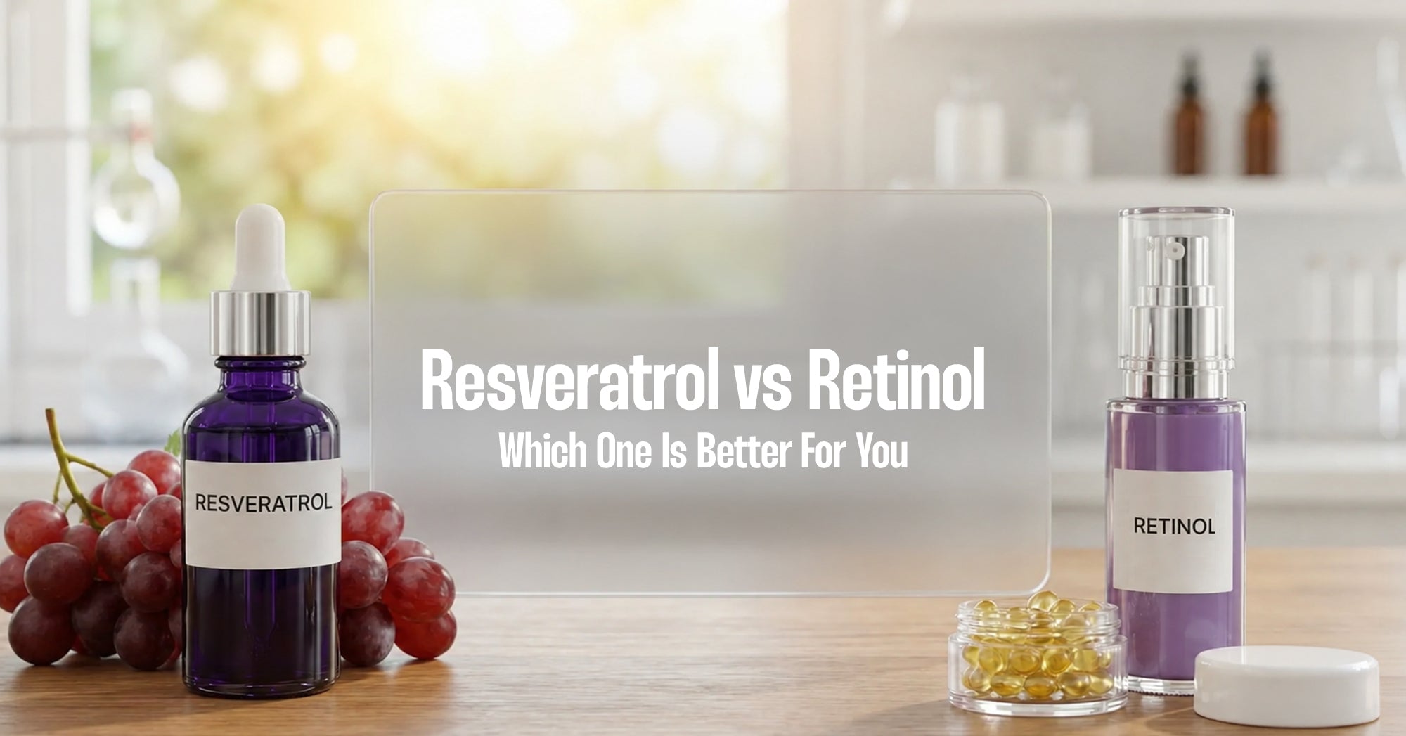 Resveratrol vs Retinol: Which One Is Better For You