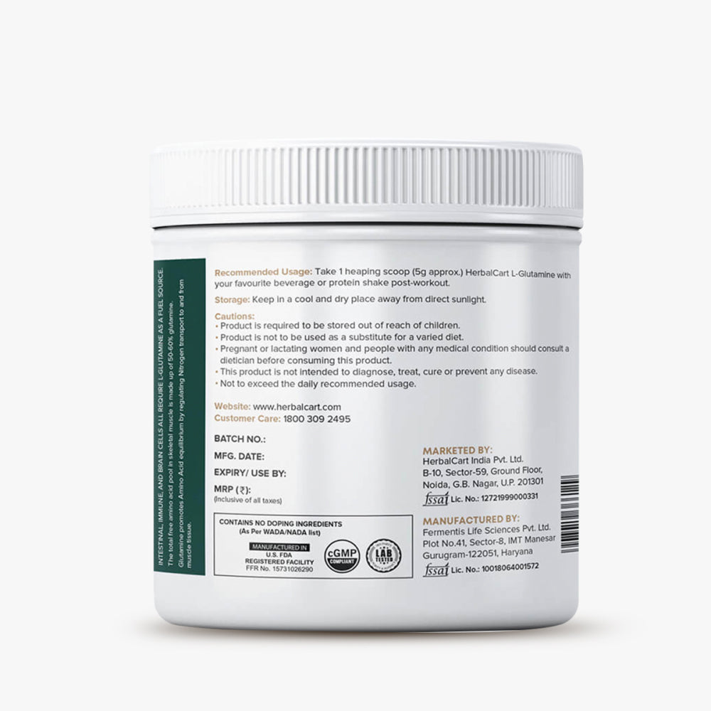 L-Glutamine (250g) - Herbalcart