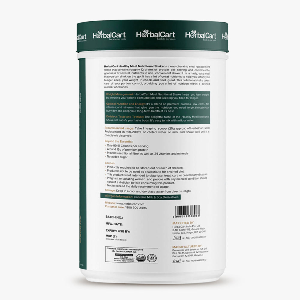 Meal Replacement, Kulfi Flavor (500g) - Herbalcart