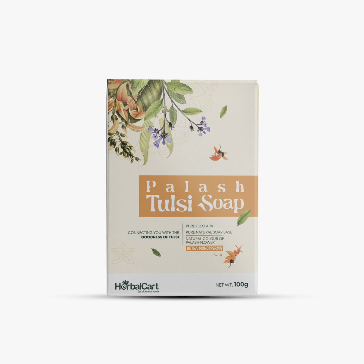 Palash Tulsi Soap (100g) - Herbalcart