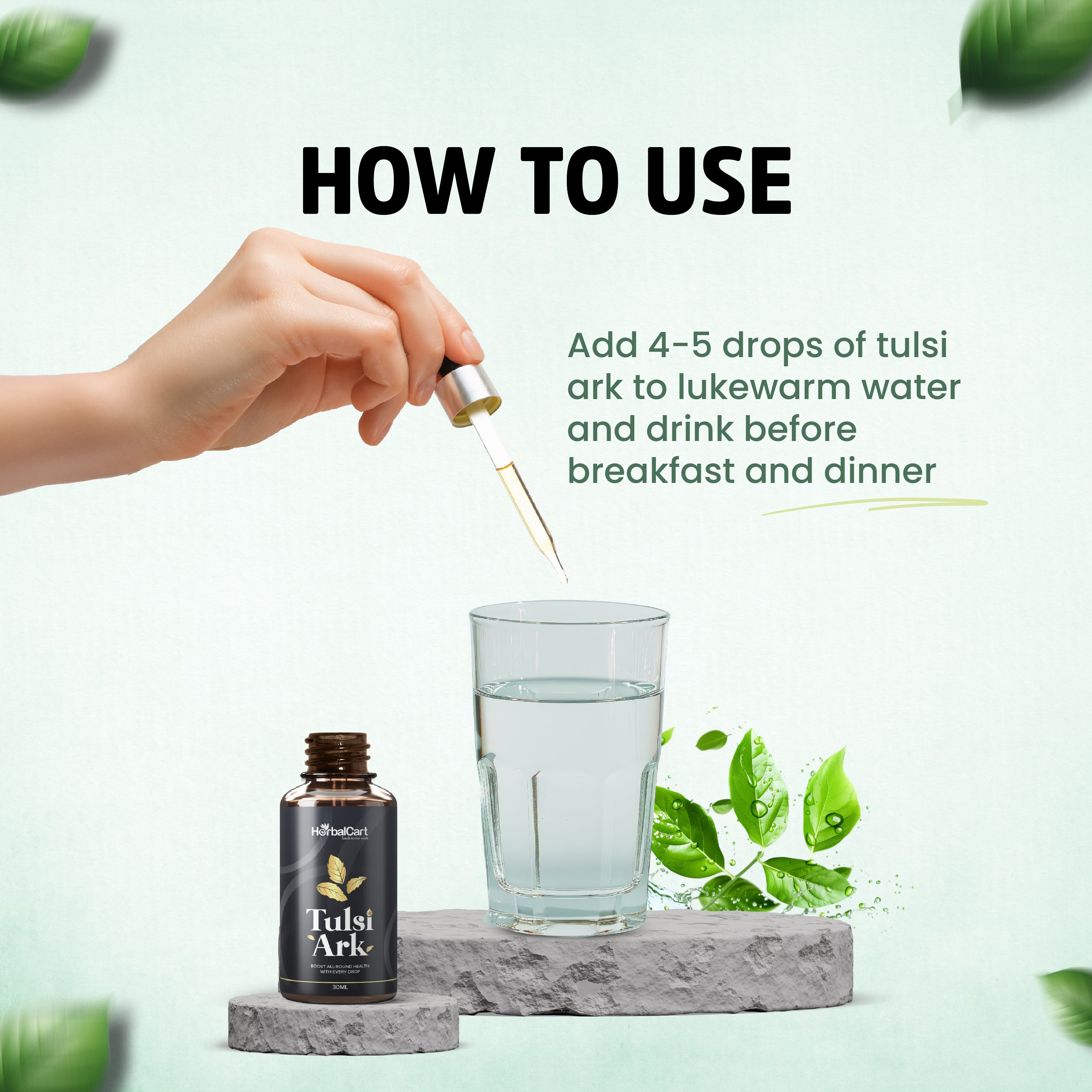 Tulsi Ark – Holy Basil Leaf Extract (30ML)