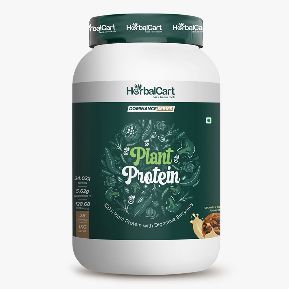 Plant Protein, Cookies & Cream Flavor (1kg) - Herbalcart