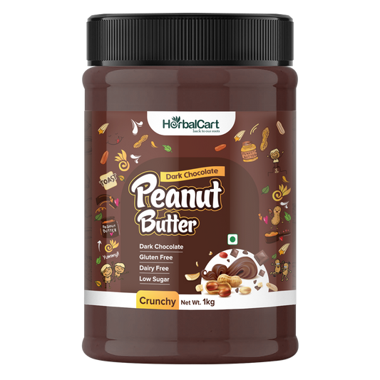 Dark Chocolate Peanut Butter, Crunchy (1kg & 340g)