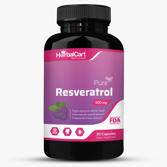 Pure Resveratrol (500mg) - Herbalcart