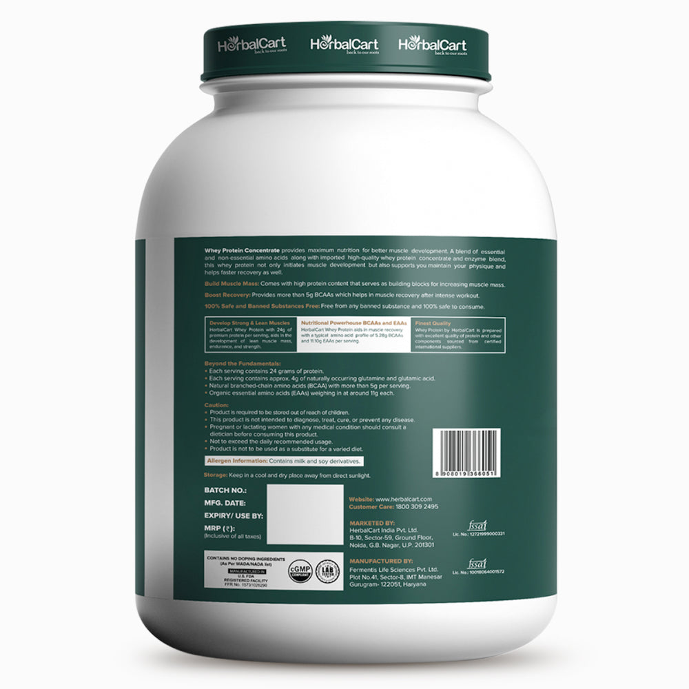 Whey Protein Concentrate (1kg & 2kg) - Herbalcart