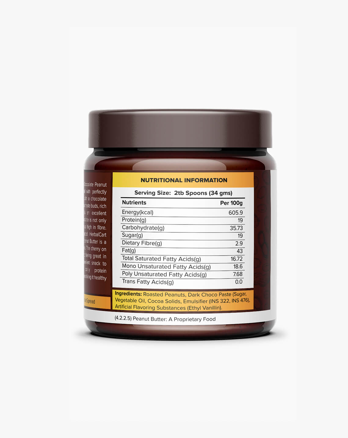 Dark Chocolate Peanut Butter (1kg & 340g) - Herbalcart